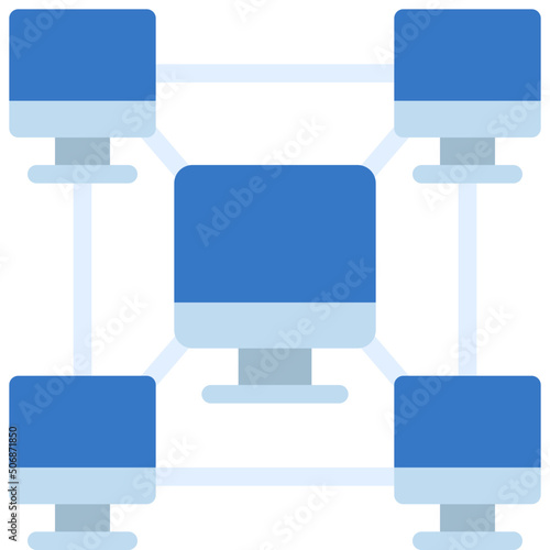 Cluster Computing Icon