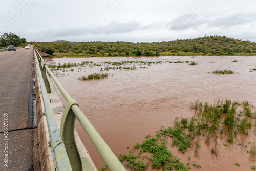 Wallpaper Mural The Olifants river in full flow after heavy rains in the Kruger Park, South Africa. Torontodigital.ca