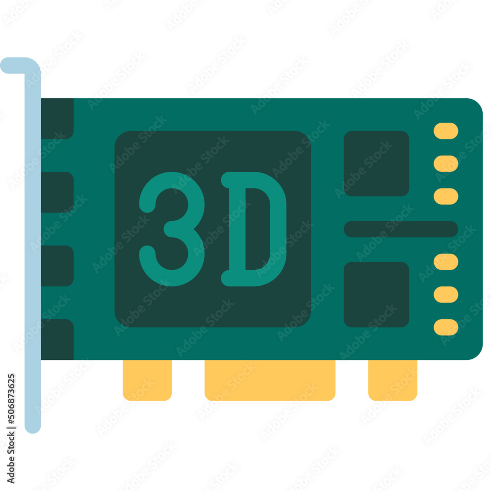 Three D Card Icon Three D Card Icon