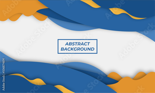 Abstract psychedelic papercut background