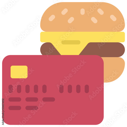 Pay For Burger Icon