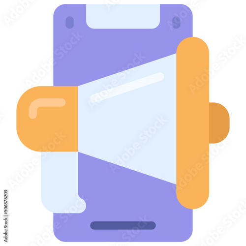 Mobile Marketing Icon