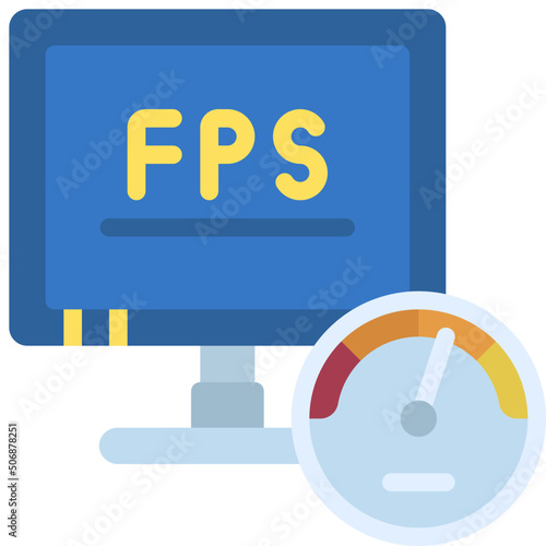 Frames Per Second Icon