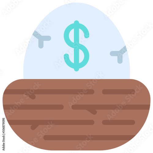 Broken Nest Egg Icon
