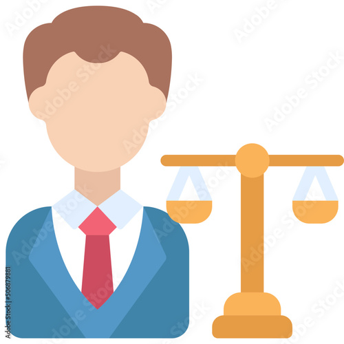 Male Lawyer Icon