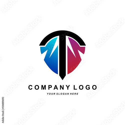 TZ or ZT Font Logo, T and Z Letter Icon Vector, Company Brand Design Illustration, Sticker, Screen Printing