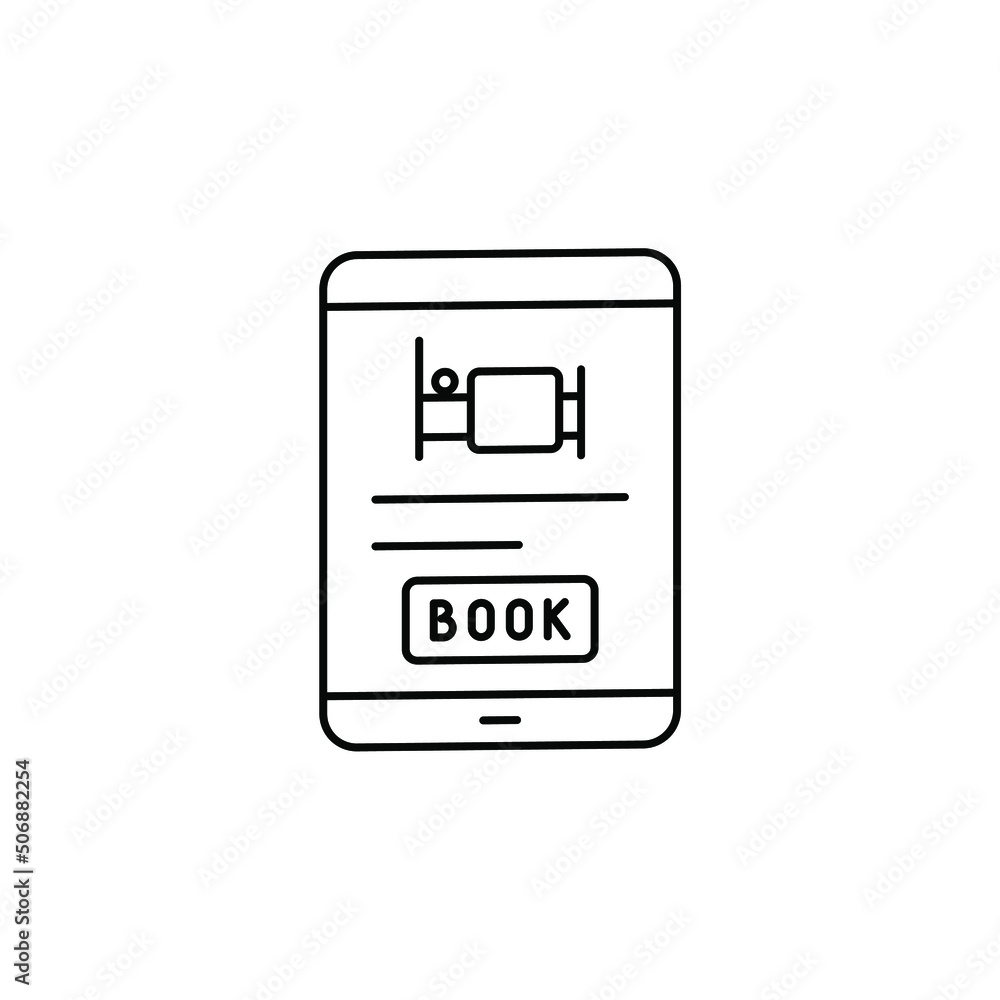 Booking, Ticket, Order Thin Line Icon Vector Illustration Logo Template. Suitable For Many Purposes. Booking, Ticket, Order Thin Line Icon Vector Illustration Logo Template. Suitable For Many Purposes.