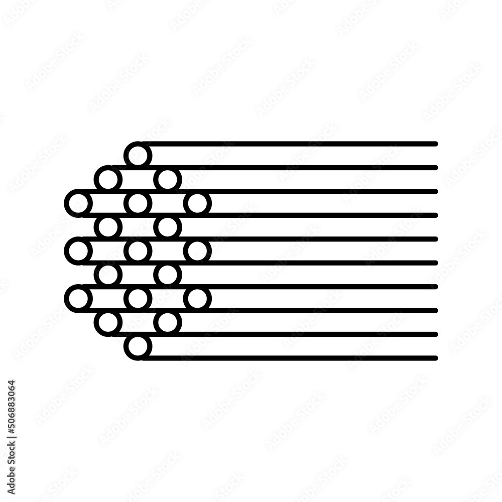 spaghetti pasta line icon vector illustration spaghetti pasta line icon vector illustration