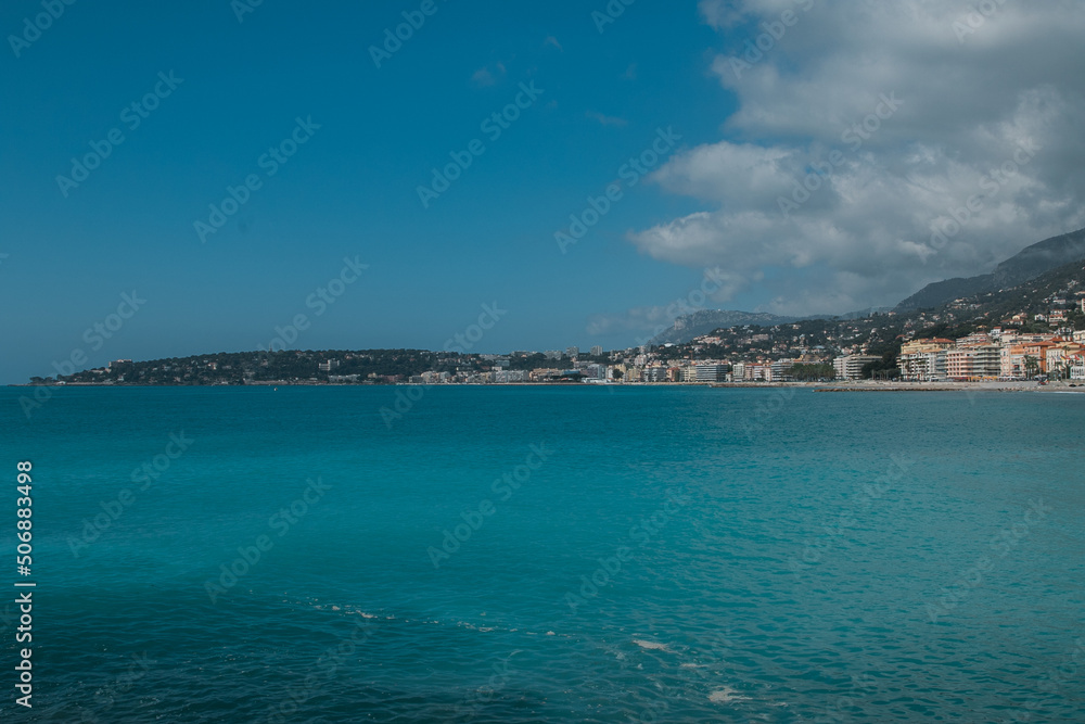 Menton, Cote d'Azur Ocean View in France