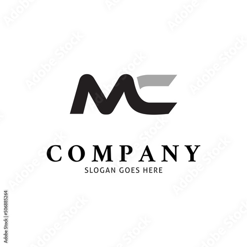 Initial Letter MC Icon Vector Logo Template Illustration Design