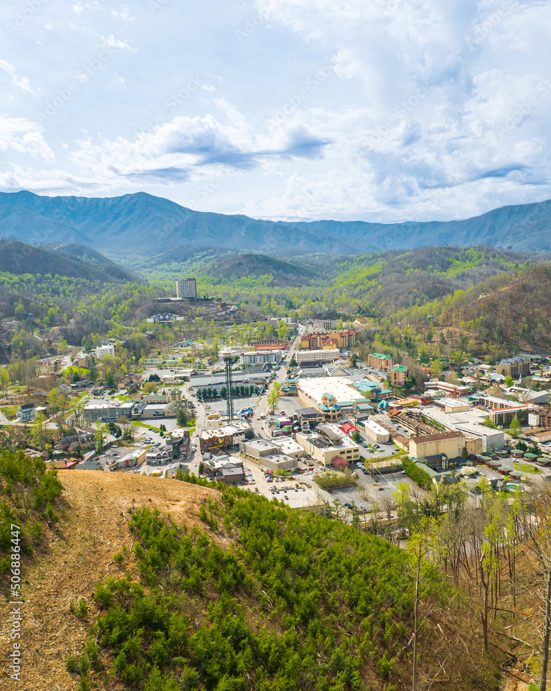 town in the mountains