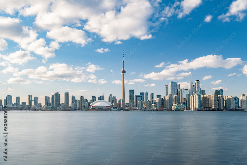 Toronto, Canada - Photography - The skyline during the daytime as seen from the islands