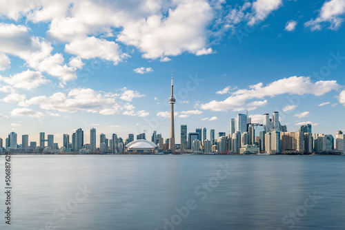 Toronto  Canada - Photography - The skyline during the daytime as seen from the islands