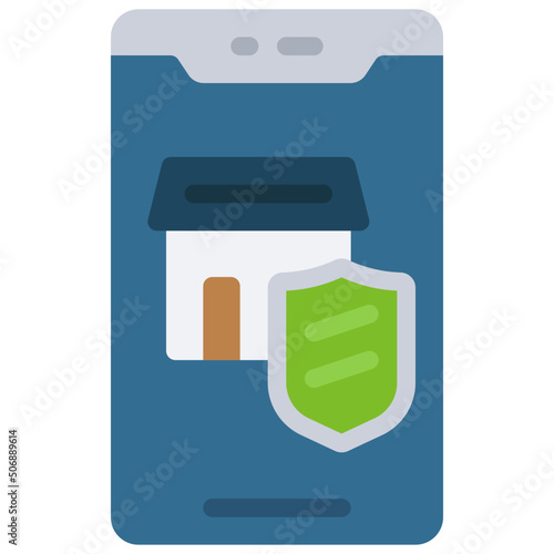 Home Security Automation Icon