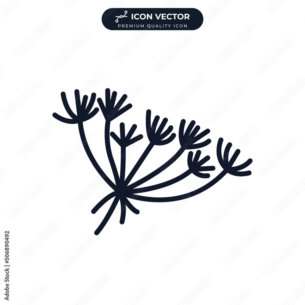 Obraz premium caraway icon symbol template for graphic and web design collection logo vector illustration