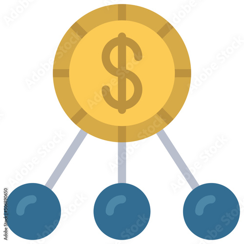 Split Budget Icon
