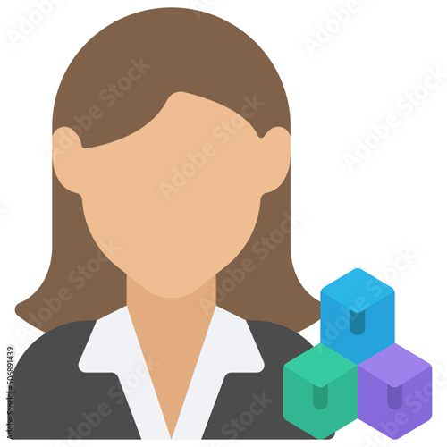 Female Architecture Owner Icon
