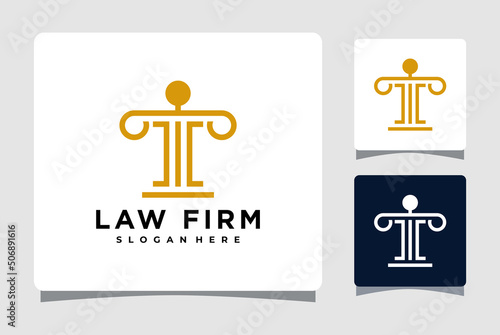 Law Firm Justice Logo Template Design Inspiration