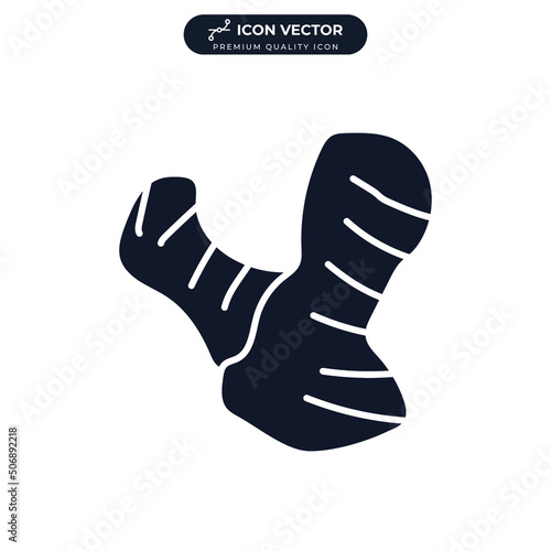 ginger icon symbol template for graphic and web design collection logo vector illustration