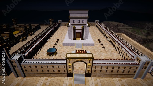 Photos Solomon Temple at night