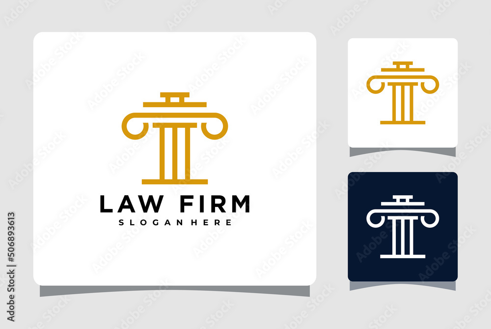 Law Firm Pillar Logo Template Design Inspiration Law Firm Pillar Logo Template Design Inspiration