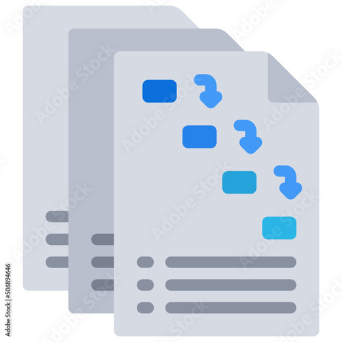 Waterfall Backlog Icon