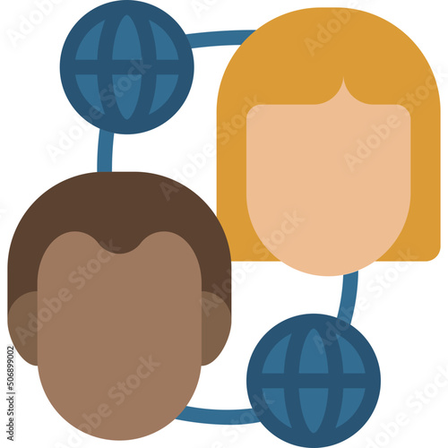 Peer To Peer Network Icon