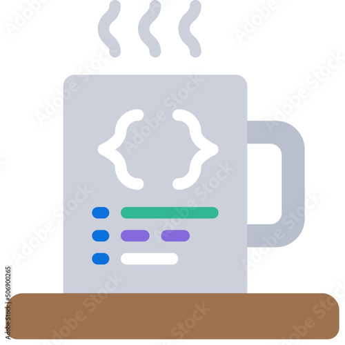 Developer Coffee Mug Icon