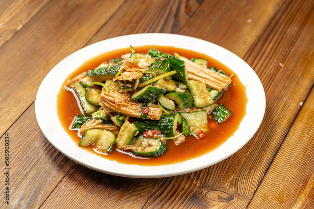 Northeastern side dishes, cold salad, yuba Northeastern side dishes, cold salad, yuba