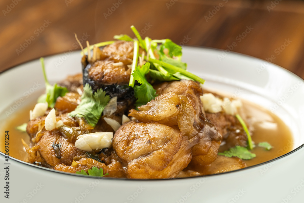 Special home-cooked dish braised monkfish cooking process Special home-cooked dish braised monkfish cooking process