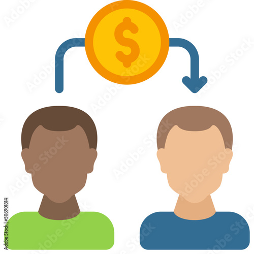 Peer To Peer Lending Icon
