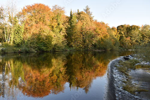 Beautifull Autumn Colours Reflection