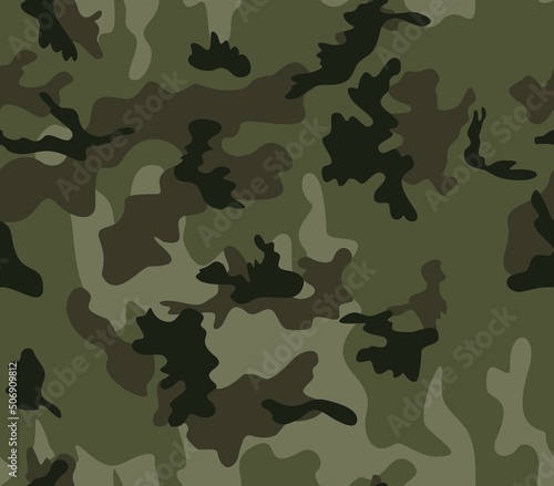  Military camouflage khaki background vector texture, army shape pattern. Ornament