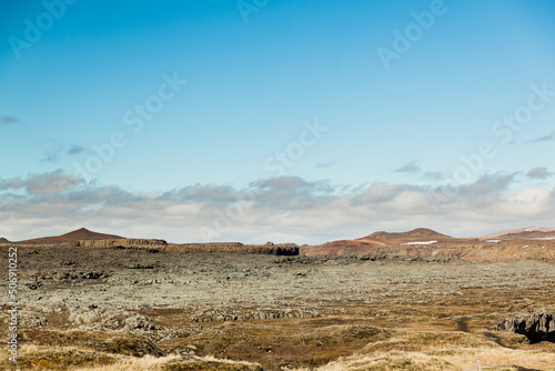 Desert landscape in iceland