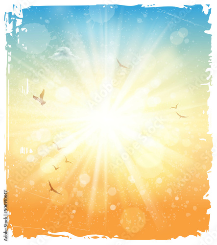abstract sunny day