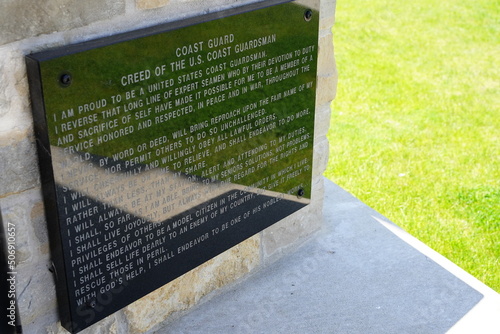 The veteran memorial site gives honor and remembrance to all the brave men and women that have fought. photo