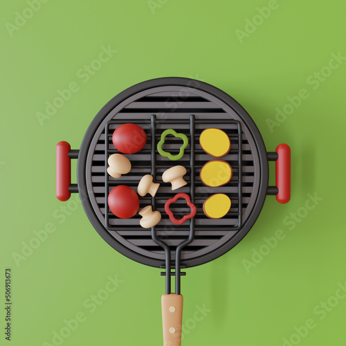 Barbeque Summer Party 3d Style 