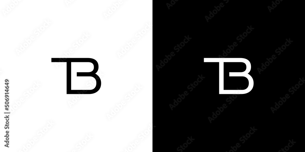 Modern and simple TB letter initials logo design Modern and simple TB letter initials logo design