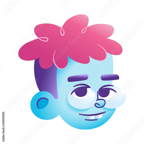 Wallpaper Mural Isolated male urban character avatar Vector illustration Torontodigital.ca