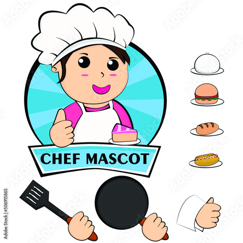 chef with food