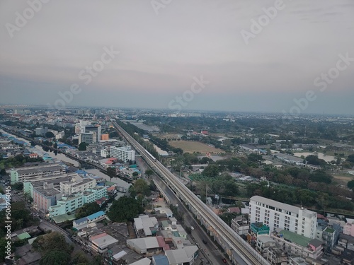 city aerial view © Assaranon