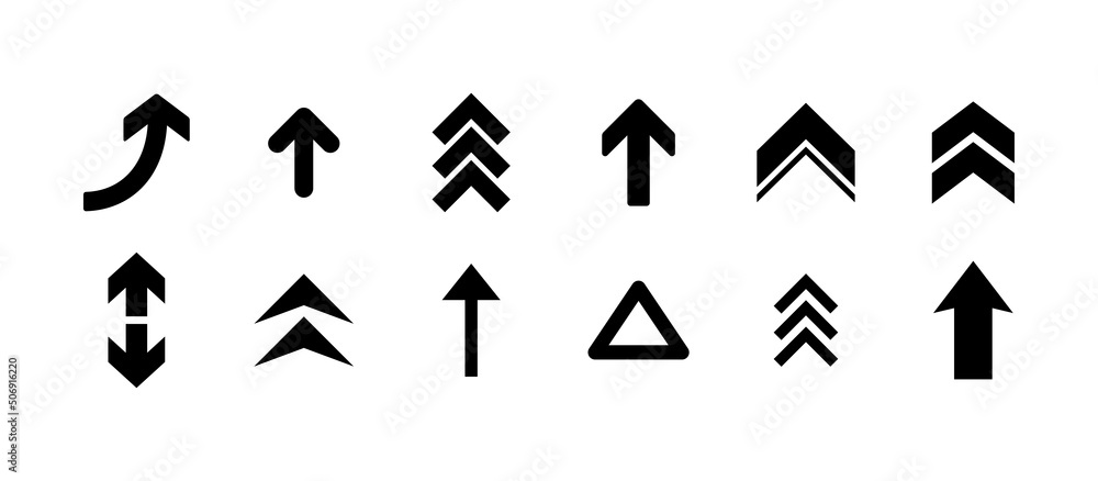 Arrow vector icons. Vector arrows. Arrow vector icons. Vector arrows.
