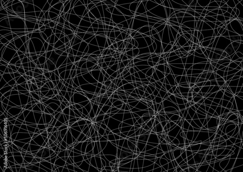 絡まった曲線の背景
