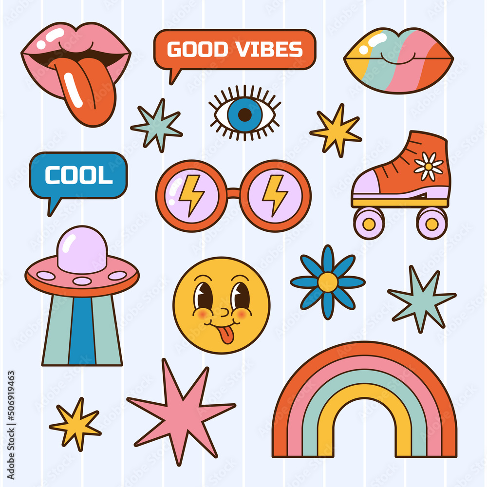 Premium Vector  Retro vintage styled bomb icon cute funny stickers