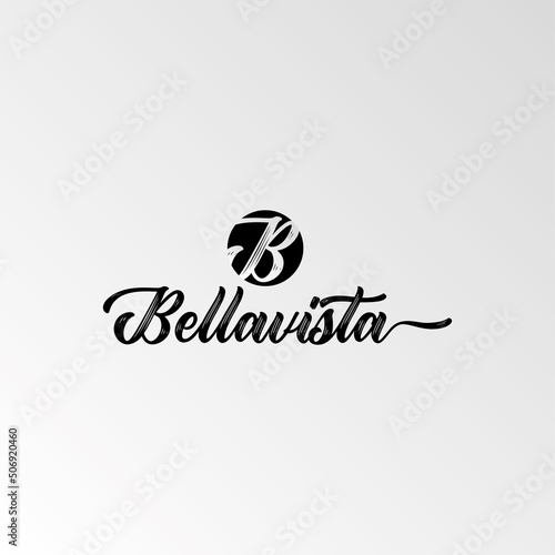 Logo Bellavista. Moderno, universale, idea, vettoriale, icona.