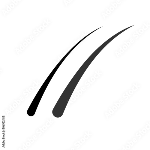 Hair treatment logo vector template. Dermatology logo design, Hair care treatment. Anti-dandruff flakes icon for shampoo. Anti-dandruff oil design