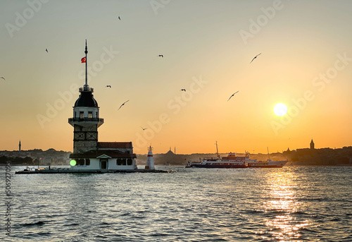 Wallpaper Mural Maiden's Tower, Istanbul Turkey Torontodigital.ca