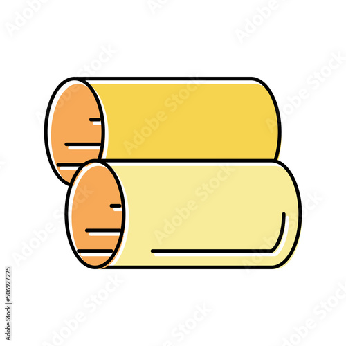 cannelloni pasta color icon vector illustration