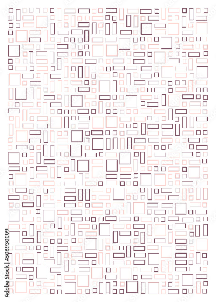 Offset Quads generative art background art illustration