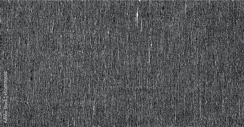 Vector fabric texture. Distressed texture of weaving fabric. Grunge background. Abstract halftone vector illustration. Overlay to create interesting effect and depth. Black isolated on white. EPS10.